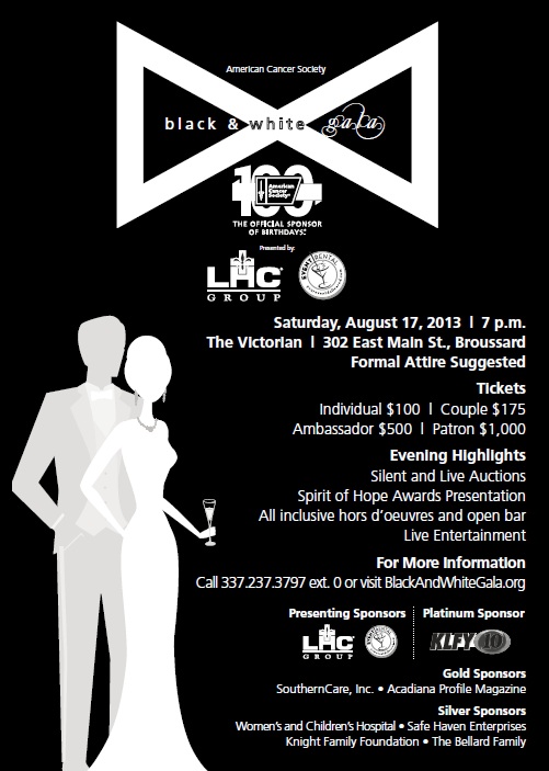 American Cancer Society Black and White Gala
